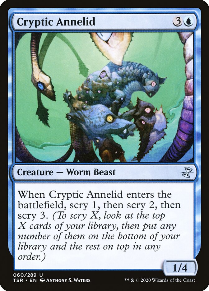 Cryptic Annelid - (Foil): Time Spiral Remastered
