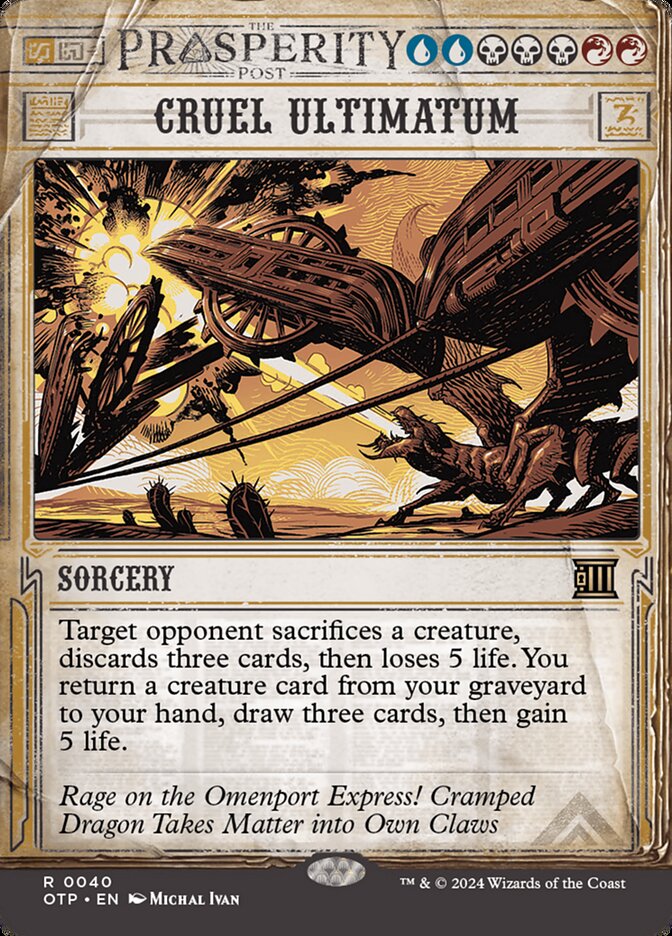 Cruel Ultimatum - (Foil): Breaking News