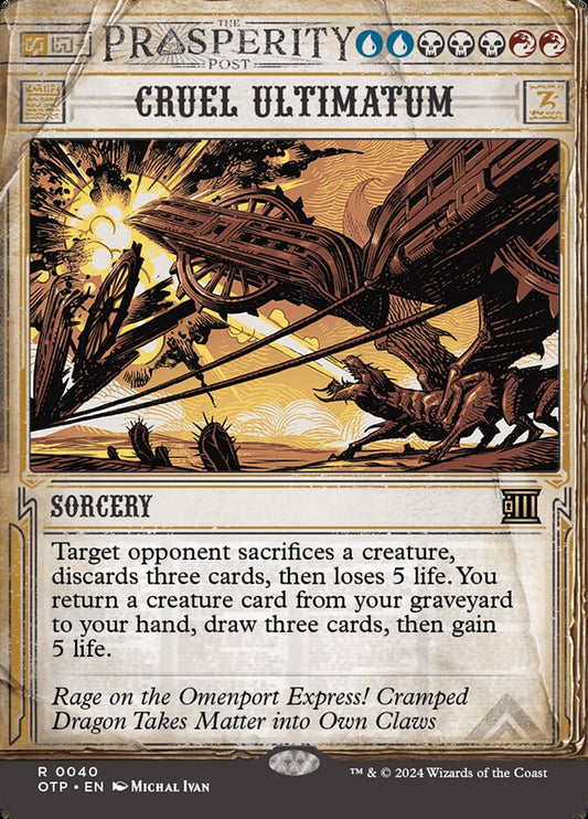 Cruel Ultimatum - (Foil): Breaking News