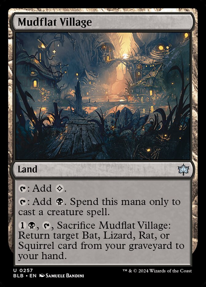Mudflat Village - (Foil): Bloomburrow