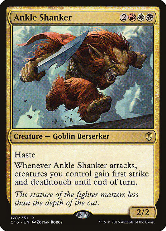 Ankle Shanker: Commander 2016