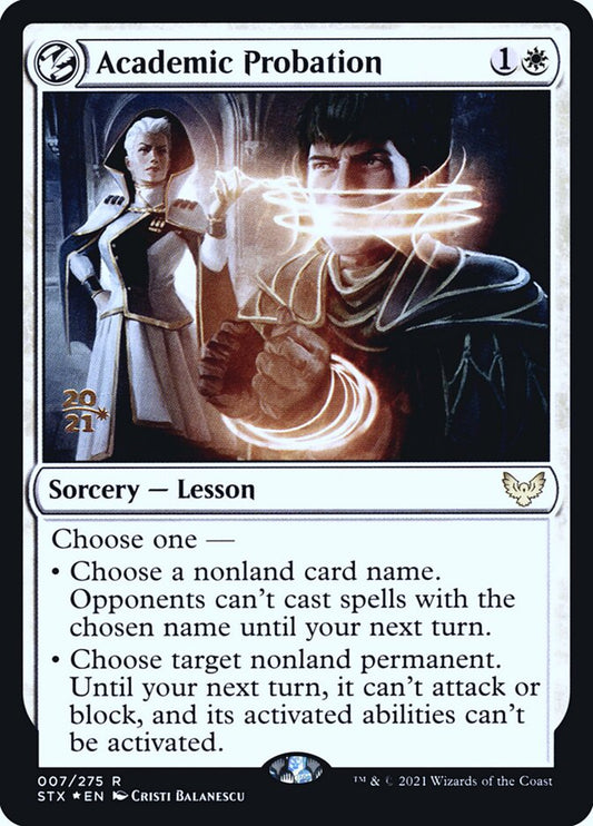 Academic Probation - (Foil): Strixhaven: School of Mages Promos