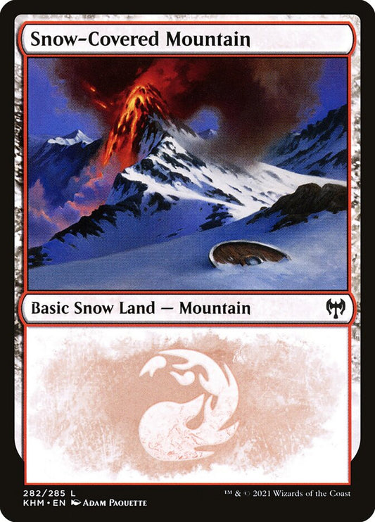 Snow-Covered Mountain (#282) - (Foil): Kaldheim