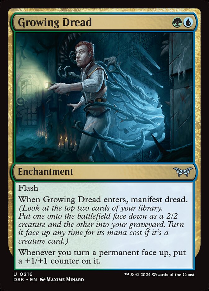 Growing Dread - (Foil): Duskmourn: House of Horror