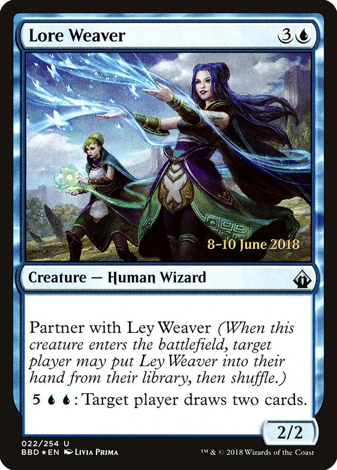 Lore Weaver - (Foil): Battlebond Promos