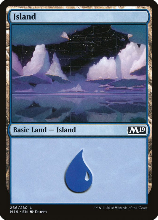 Island (#266) - (Foil): Core Set 2019