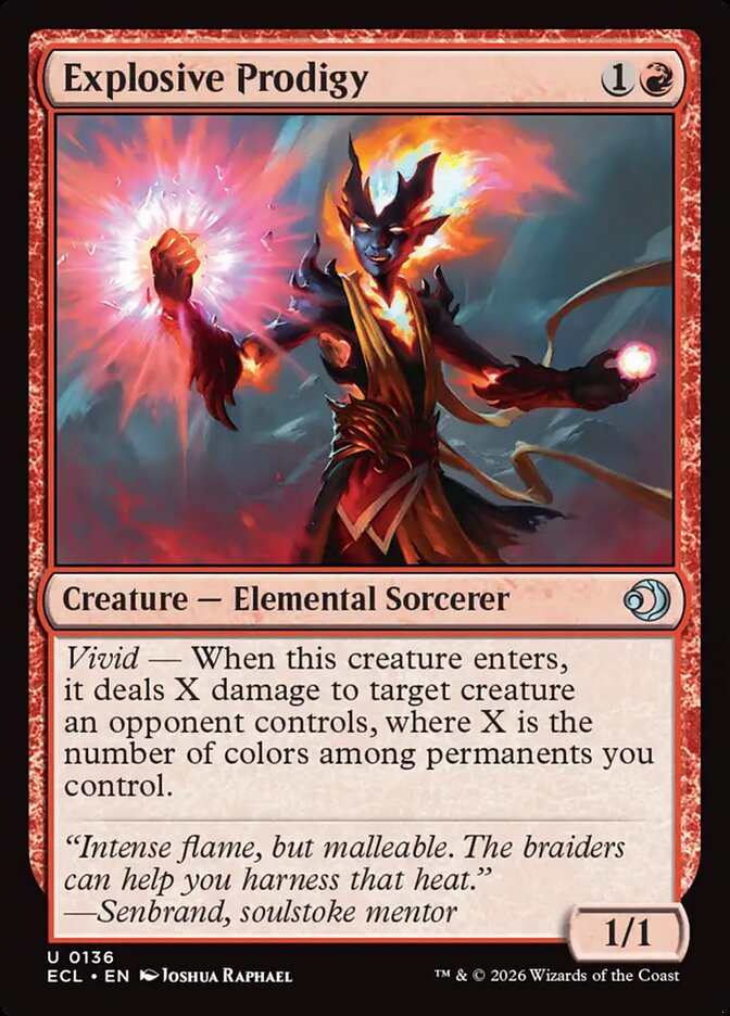Explosive Prodigy - (Foil): Lorwyn Eclipsed