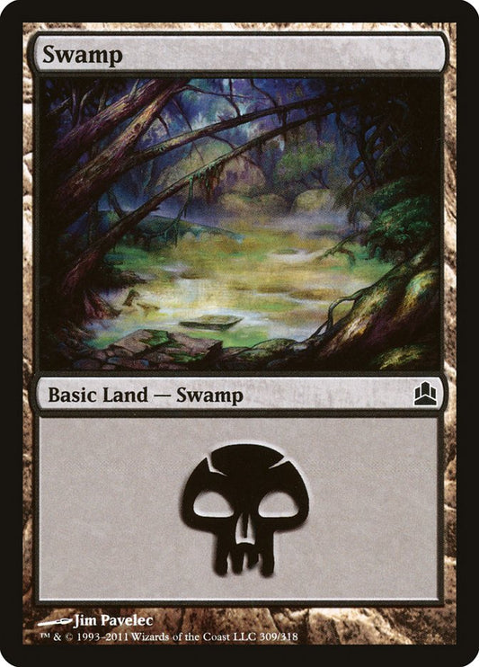 Swamp (#309): Commander 2011