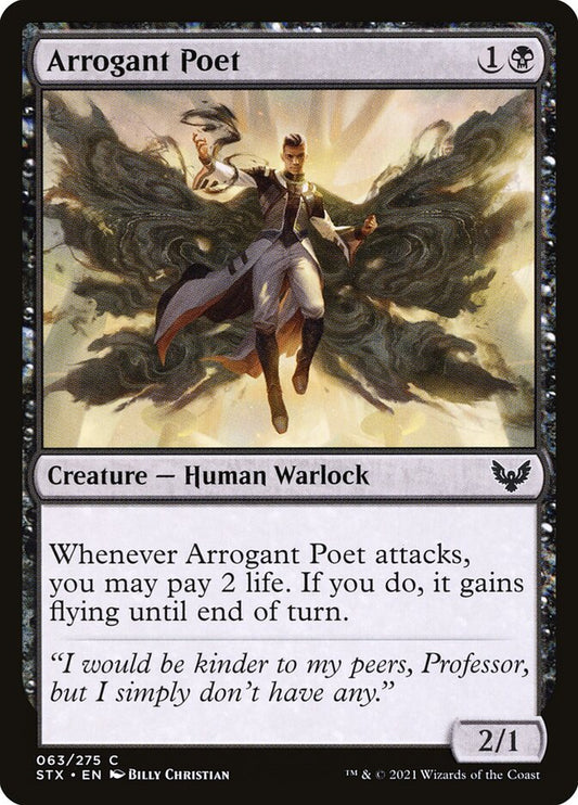 Arrogant Poet - (Foil): Strixhaven: School of Mages