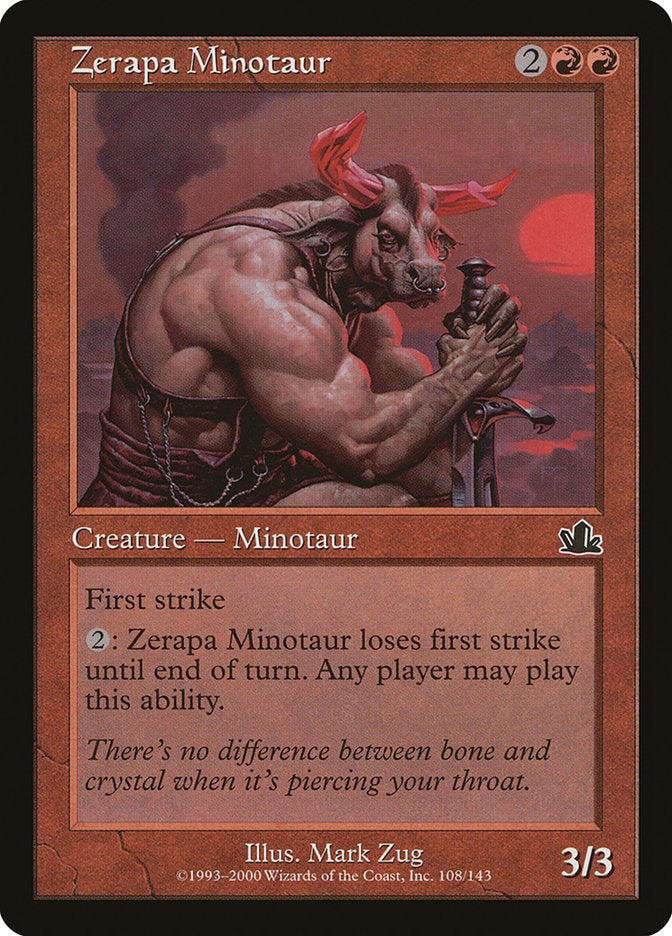 Zerapa Minotaur: Prophecy