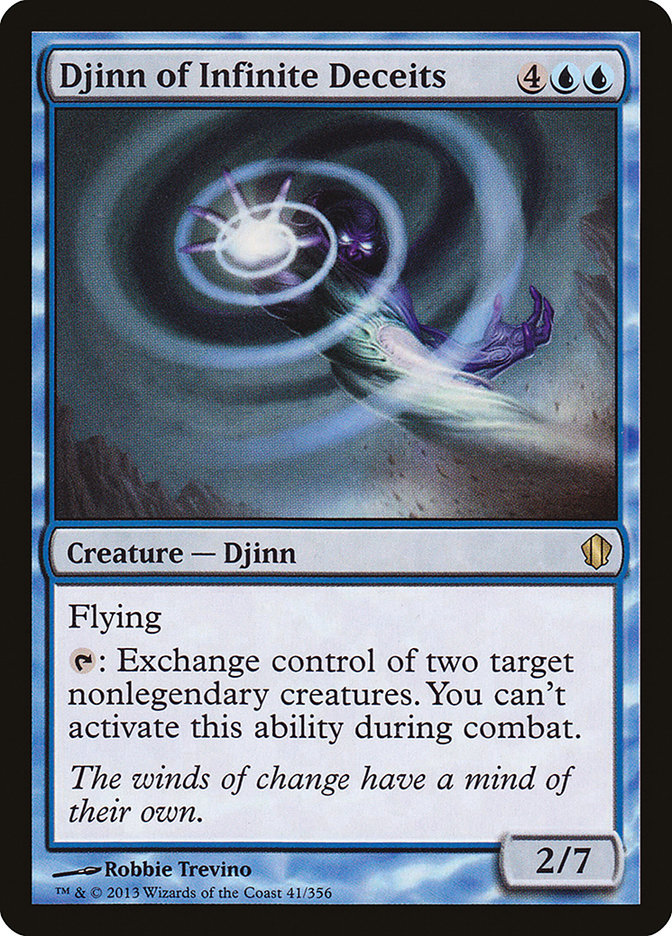 Djinn of Infinite Deceits: Commander 2013