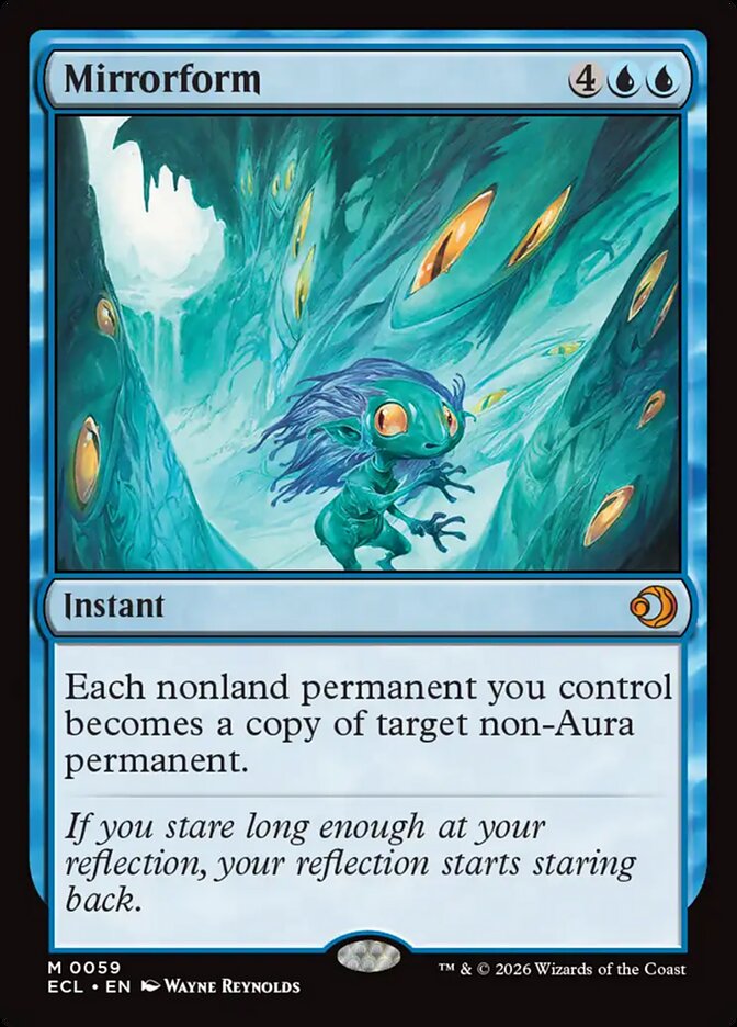 Mirrorform - (Foil): Lorwyn Eclipsed