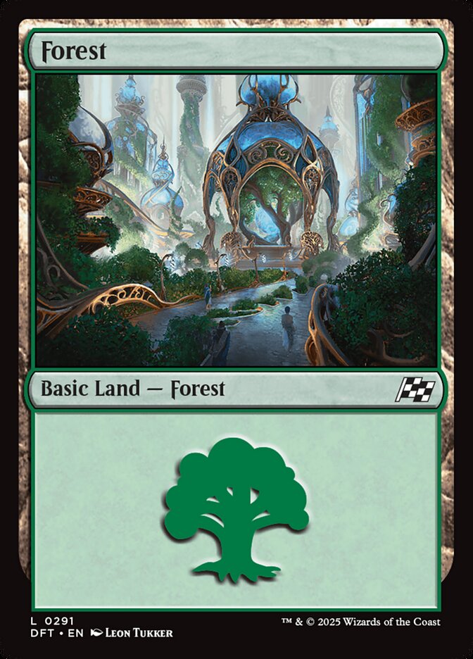 Forest (#291) - (Foil): Aetherdrift