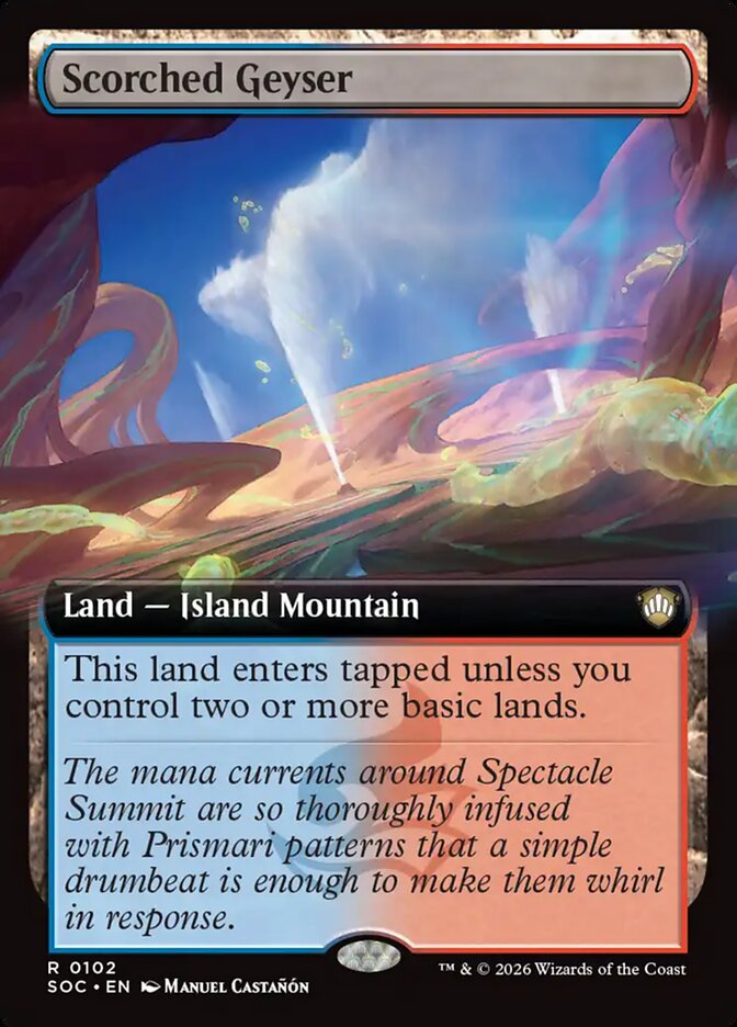 Scorched Geyser: Secrets of Strixhaven Commander