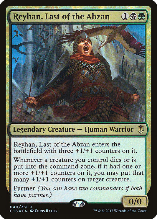 Reyhan, Last of the Abzan - (Foil): Commander 2016