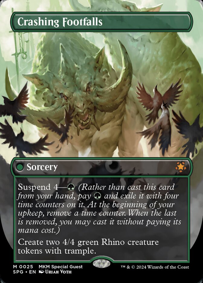 Crashing Footfalls (Borderless) - (Foil): Special Guests