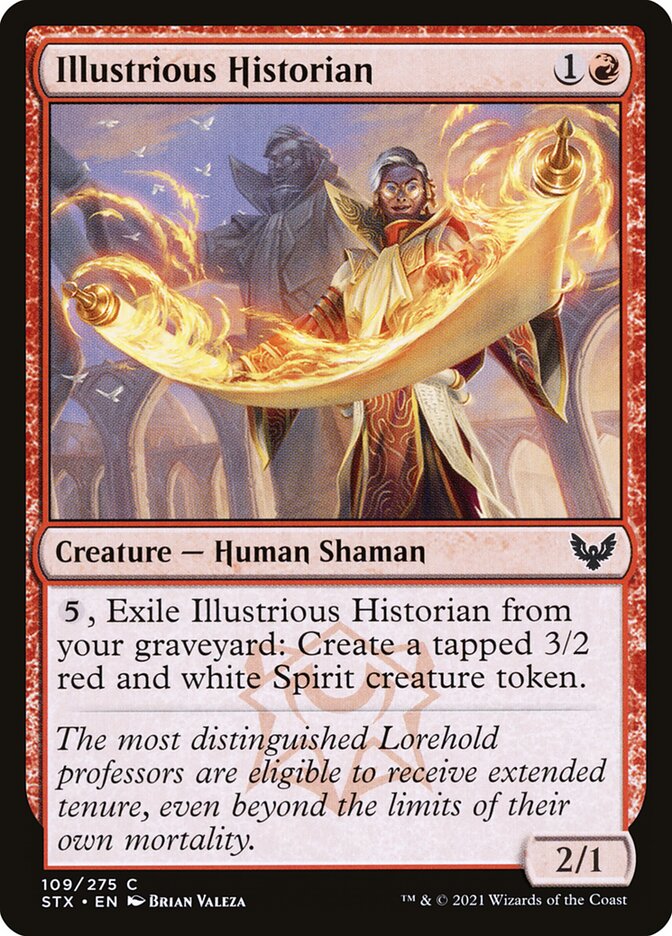 Illustrious Historian - (Foil): Strixhaven: School of Mages