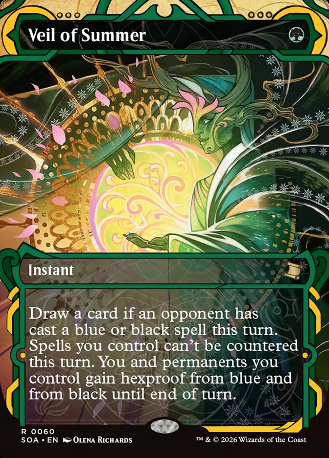Veil of Summer - (Foil): Secrets of Strixhaven Mystical Archive