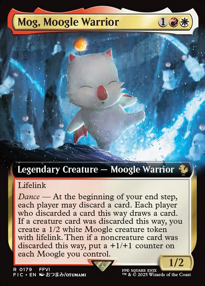 Mog, Moogle Warrior (Extended Art) - (Foil): Final Fantasy Commander