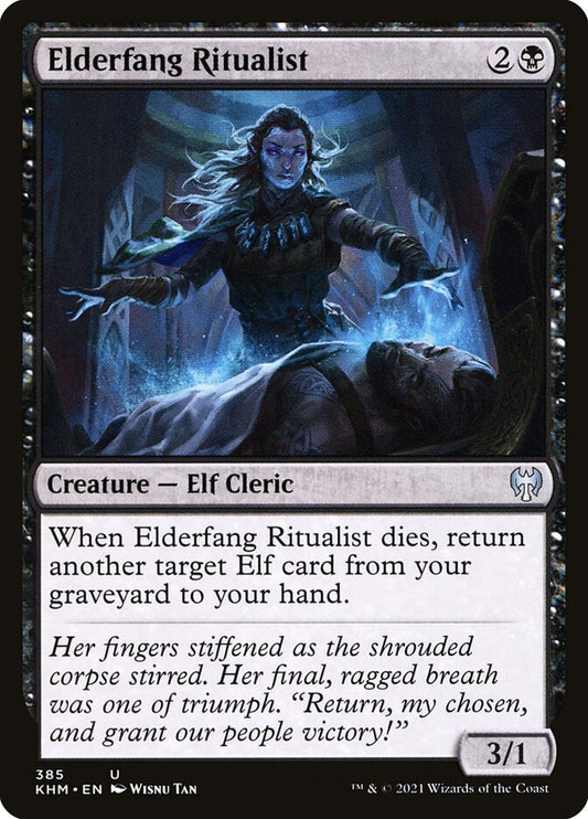 Elderfang Ritualist - (Foil): Kaldheim