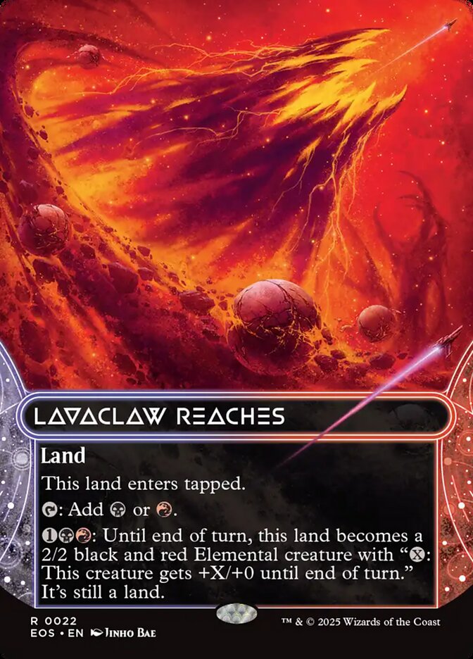 Lavaclaw Reaches (#022) (Borderless): Edge of Eternities: Stellar Sights