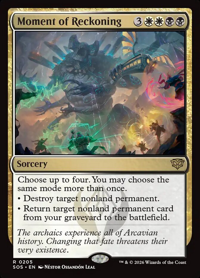 Moment of Reckoning - (Foil): Secrets of Strixhaven