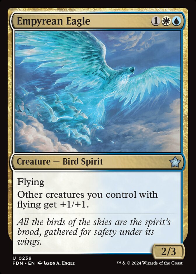 Empyrean Eagle - (Foil): Foundations