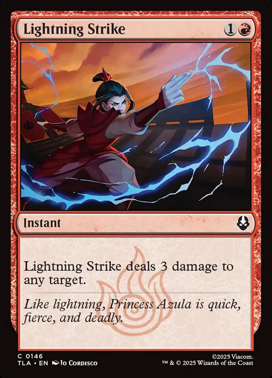 Lightning Strike - (Foil): Avatar: The Last Airbender