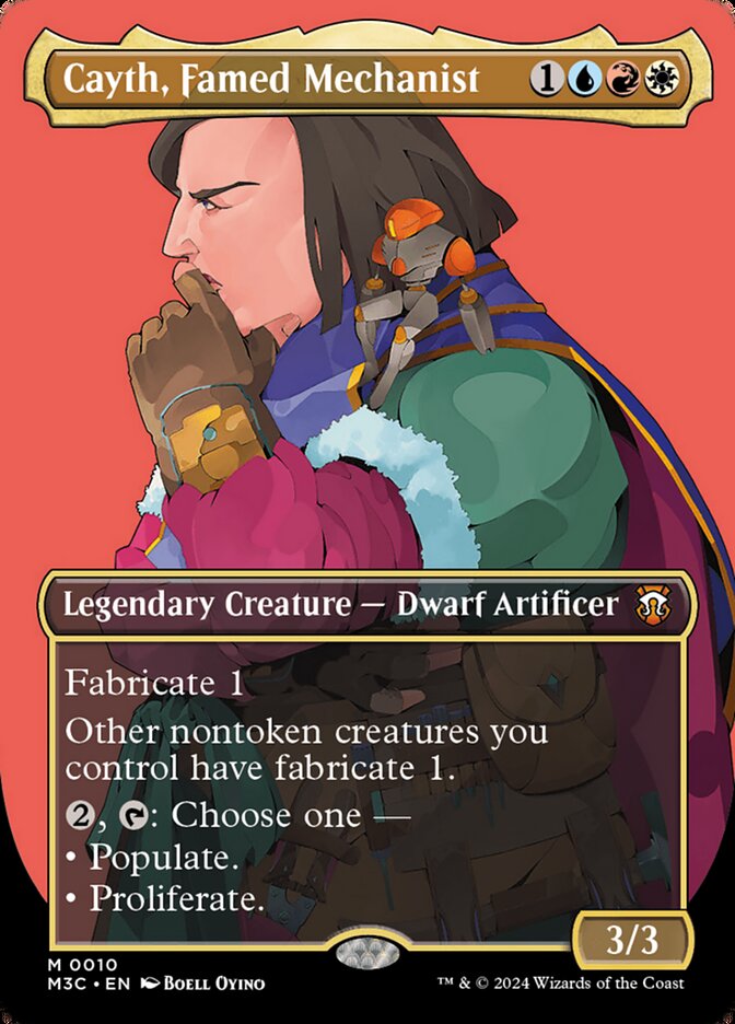 Cayth, Famed Mechanist (Borderless): Modern Horizons 3 Commander