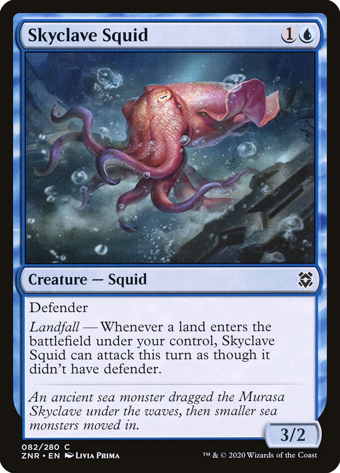 Skyclave Squid: Zendikar Rising