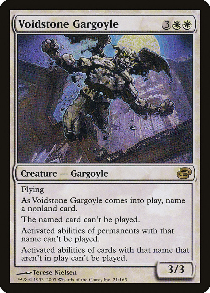 Voidstone Gargoyle - (Foil): Planar Chaos