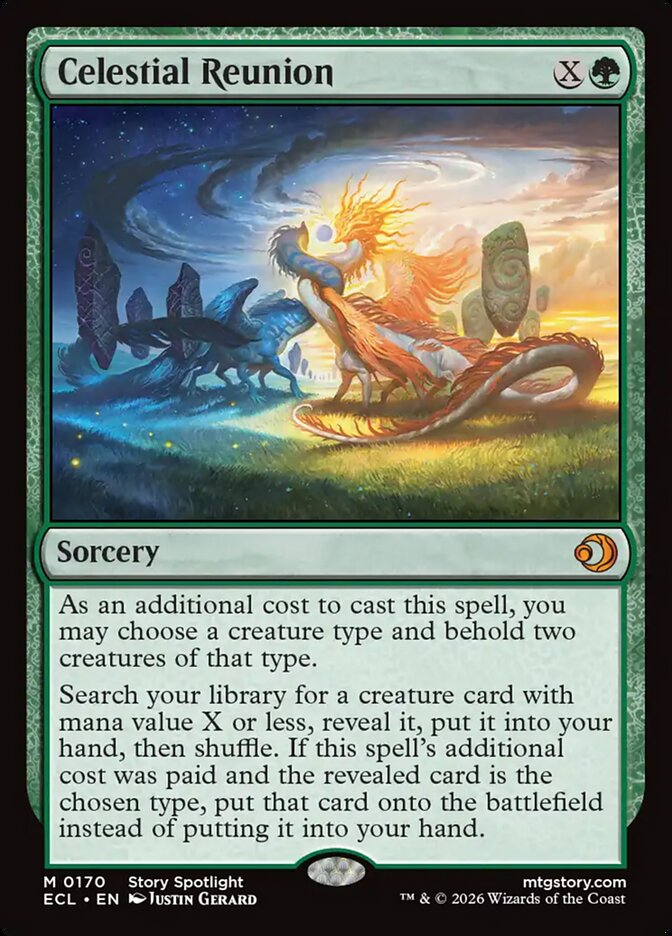 Celestial Reunion - (Foil): Lorwyn Eclipsed