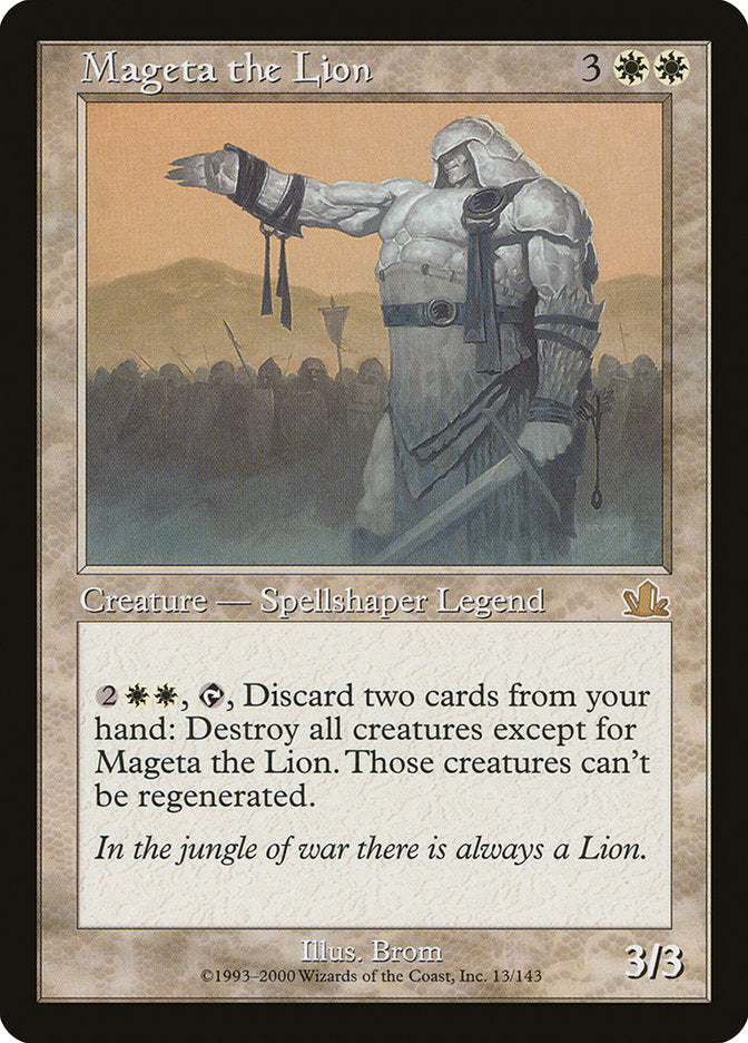 Mageta the Lion - (Foil): Prophecy