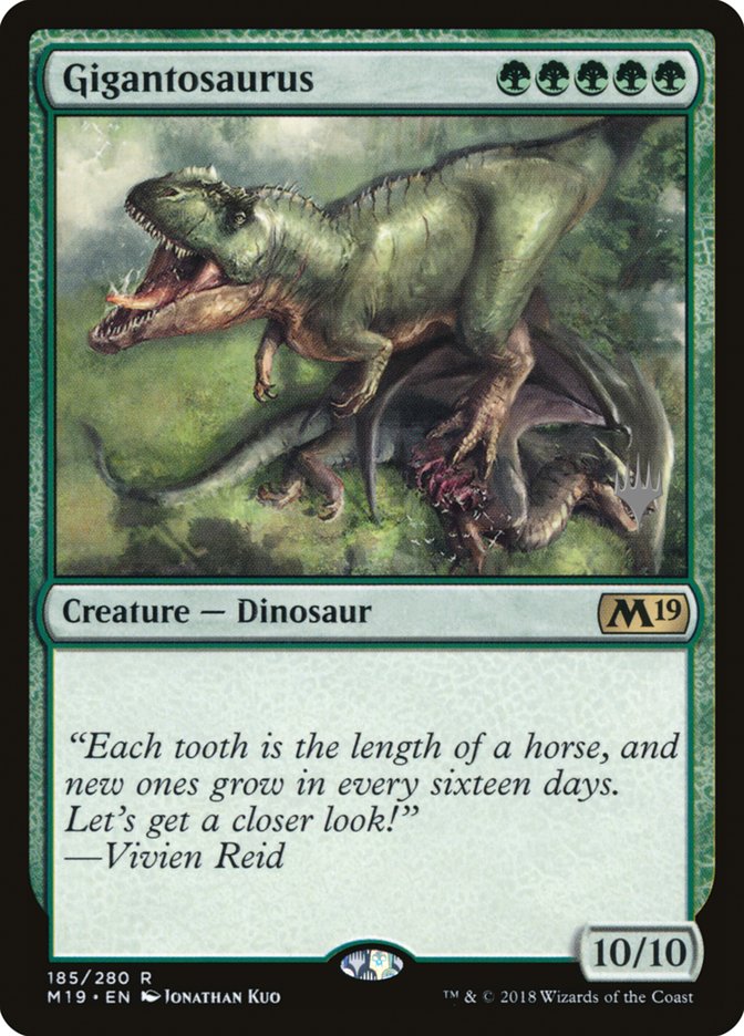 Gigantosaurus (Promo Pack) (Core Set 2019): Core Set 2019 Promos