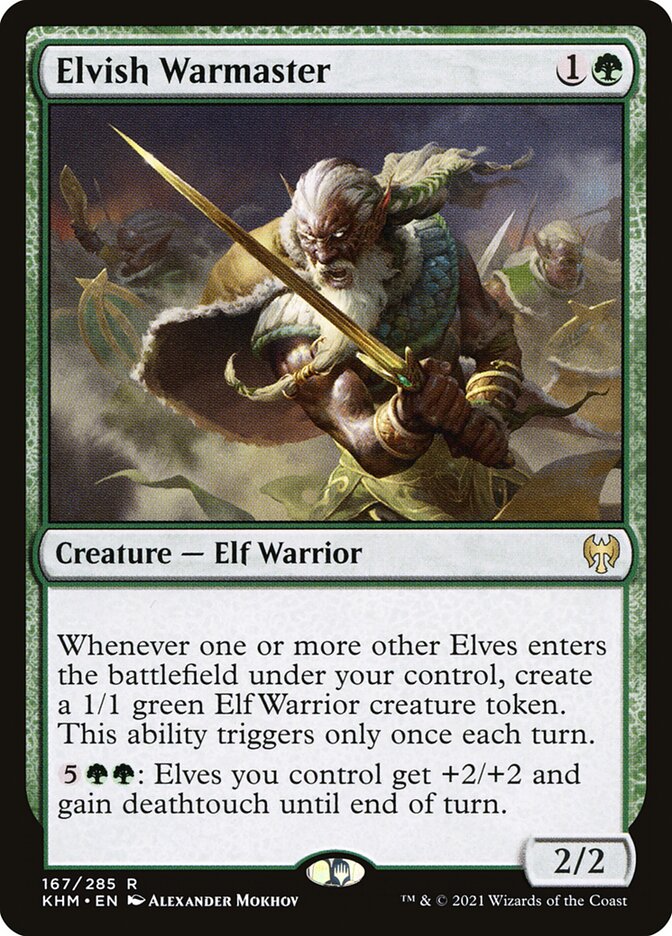 Elvish Warmaster: Kaldheim
