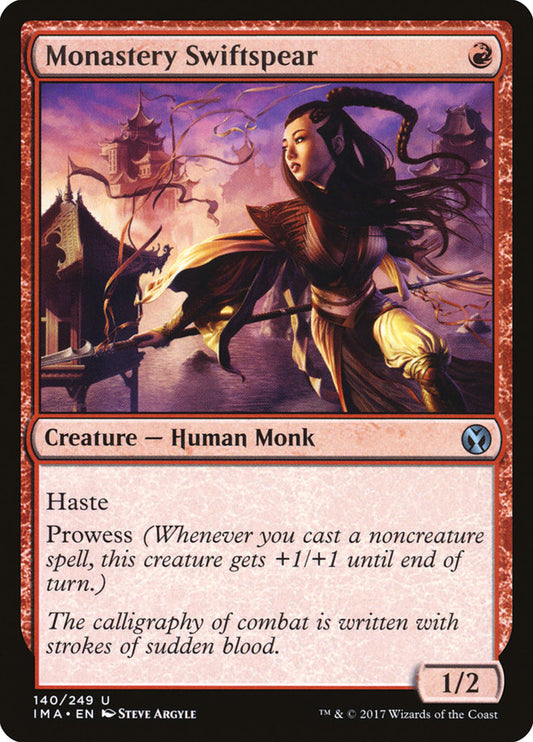 Monastery Swiftspear - (Foil): Iconic Masters