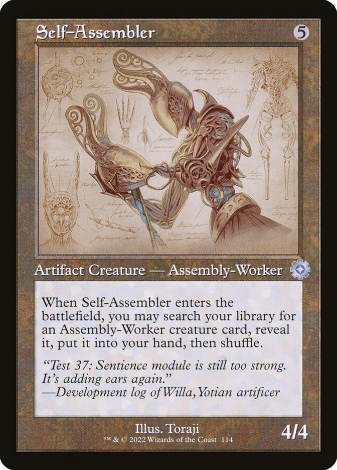 Self-Assembler (#114) (Retro Frame) - (Foil): The Brothers' War Retro Artifacts