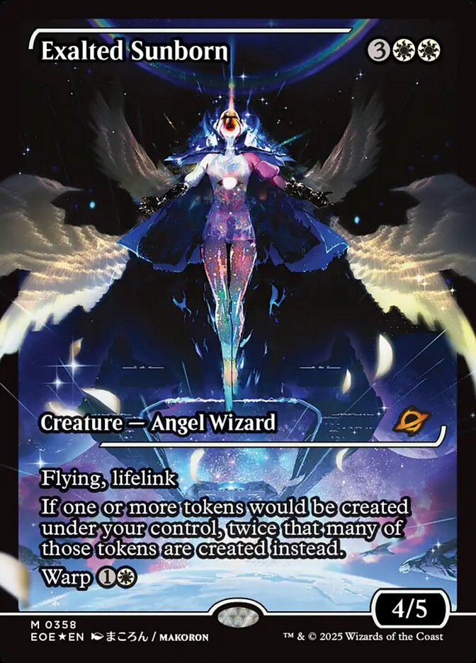 Exalted Sunborn (#358) (Showcase) - (Foil): Edge of Eternities