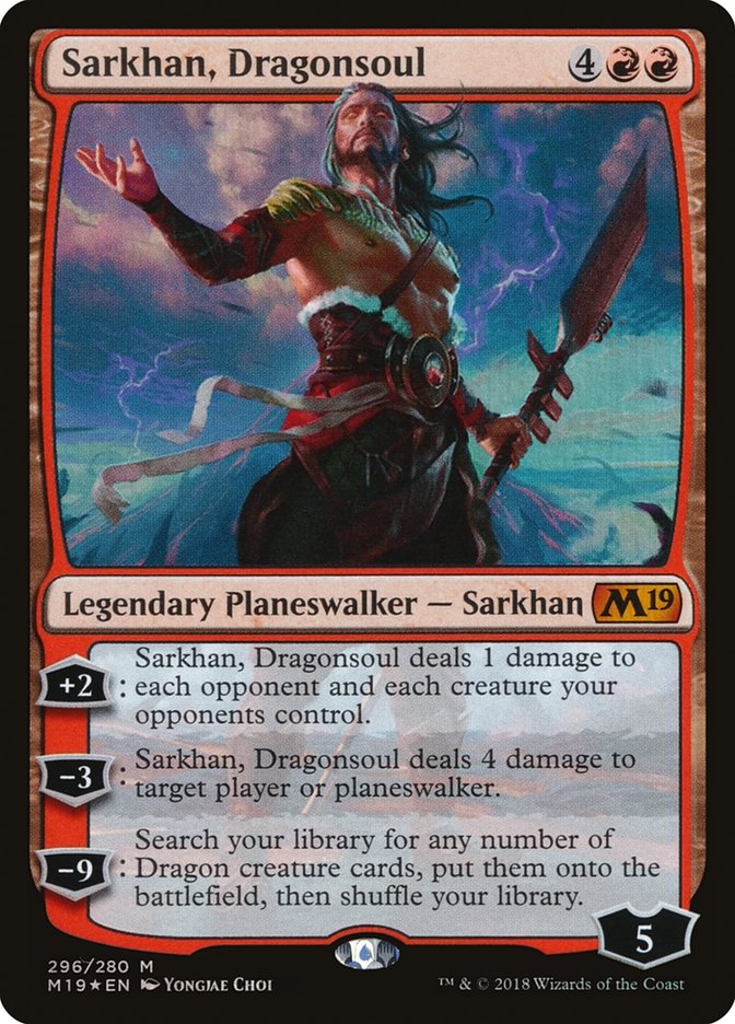 Sarkhan, Dragonsoul (Planeswalker Deck) - (Foil): Core Set 2019