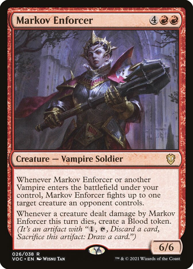Markov Enforcer: Crimson Vow Commander