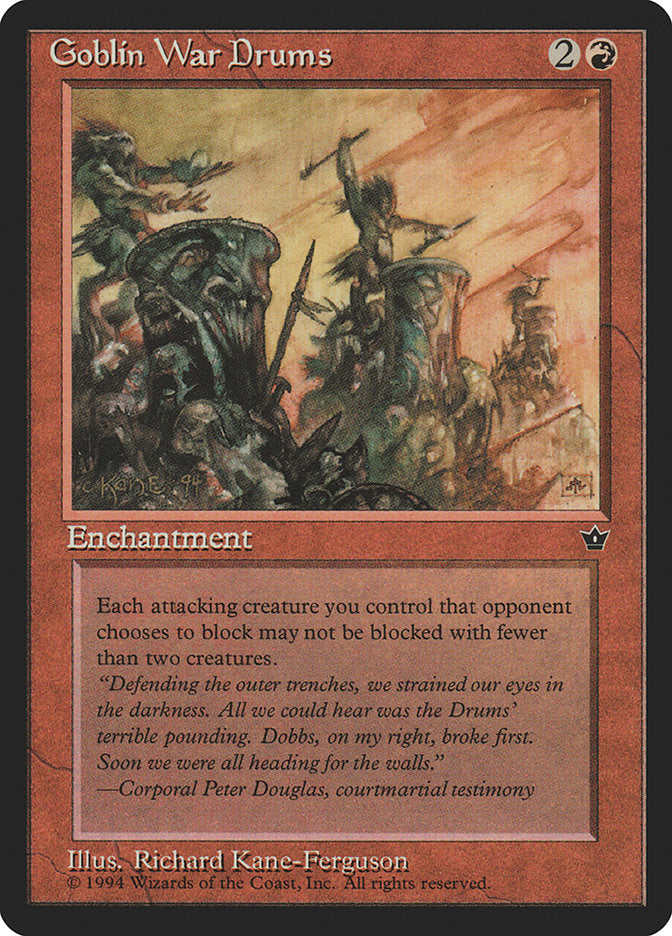 Goblin War Drums (Richard Kane-Ferguson): Fallen Empires