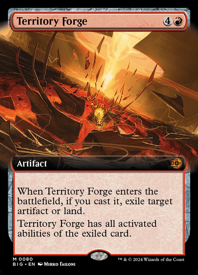 Territory Forge (#080) (Extended Art) - (Foil): The Big Score