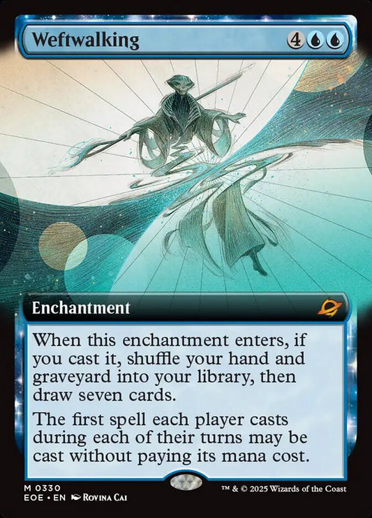 Weftwalking (Extended Art) - (Foil): Edge of Eternities