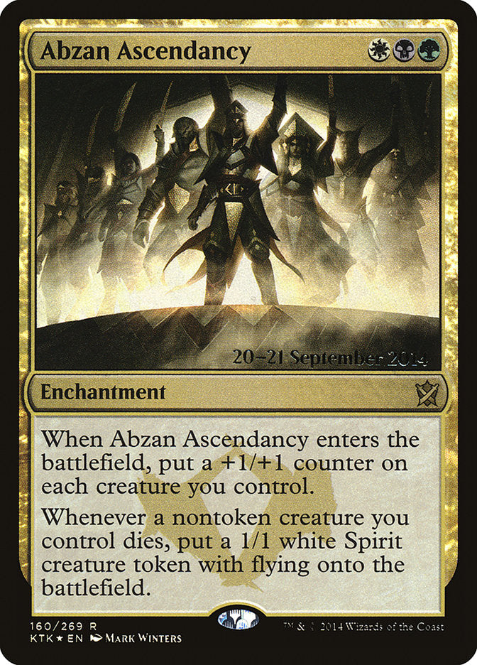Abzan Ascendancy (Prerelease) (Khans of Tarkir) - (Foil): Khans of Tarkir Promos