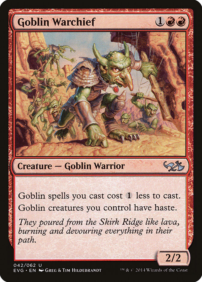 Goblin Warchief: Duel Decks Anthology: Elves vs. Goblins