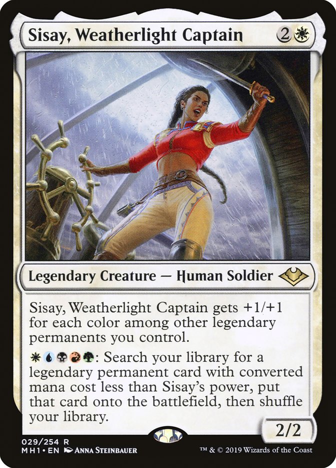 Sisay, Weatherlight Captain - (Foil): Modern Horizons