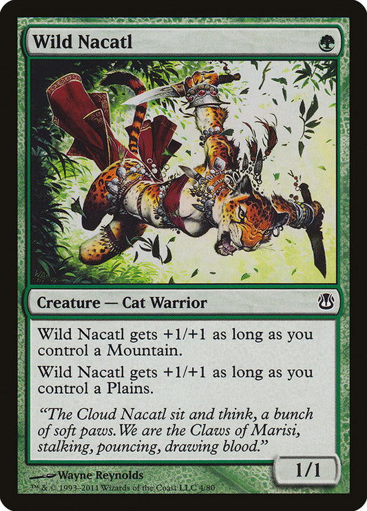 Wild Nacatl: Duel Decks: Ajani vs. Nicol Bolas