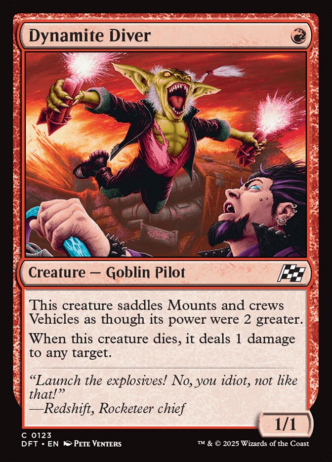 Dynamite Diver - (Foil): Aetherdrift