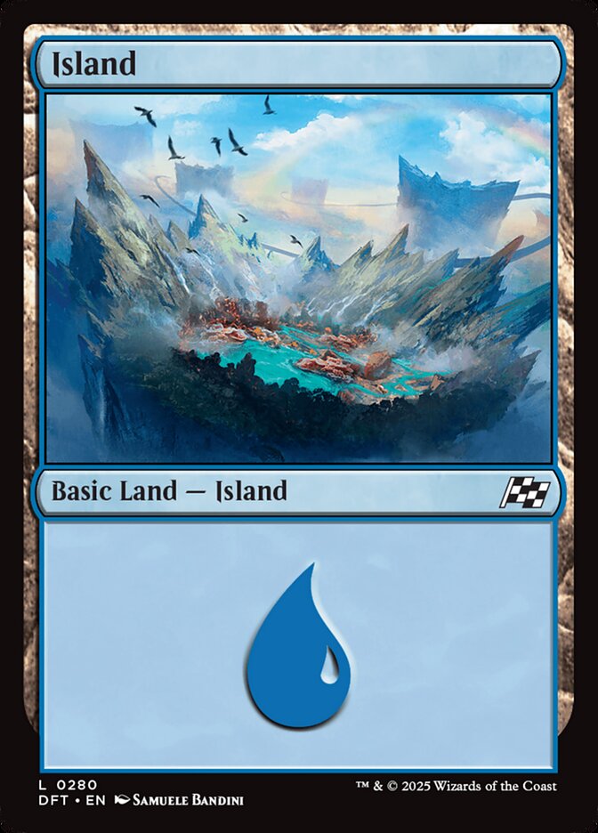 Island (#280) - (Foil): Aetherdrift