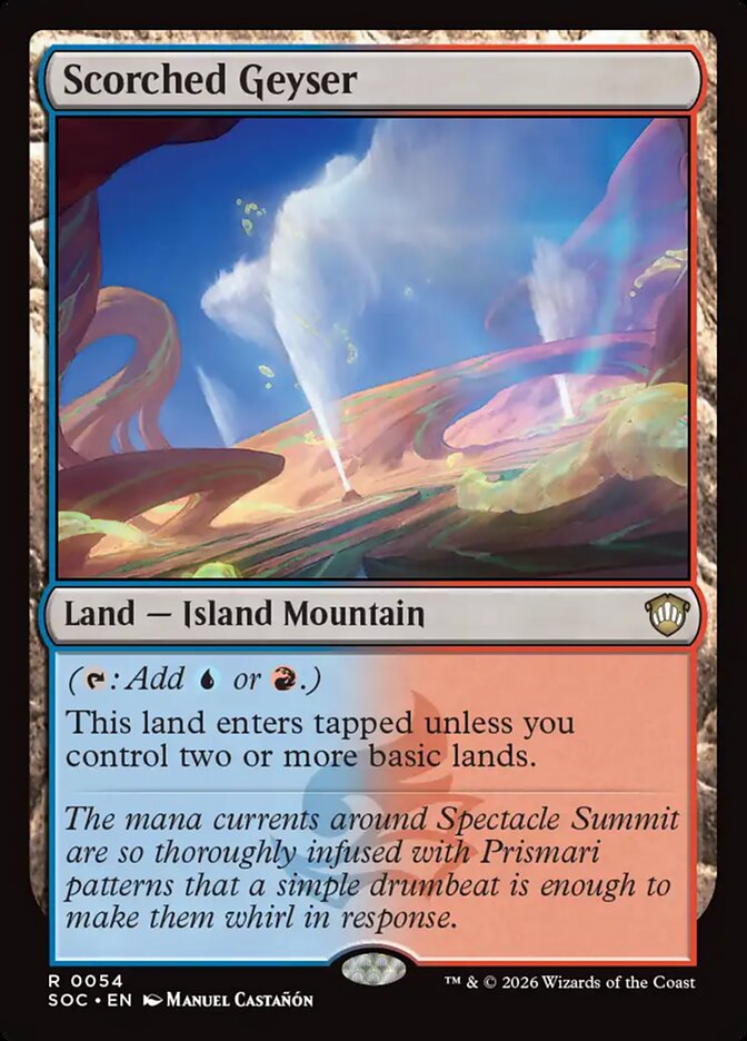 Scorched Geyser: Secrets of Strixhaven Commander